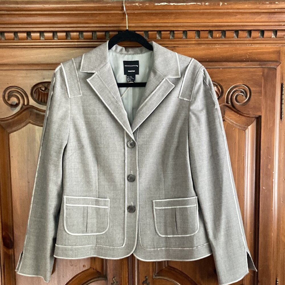 Doncaster Wool Tweed Jacket and Skirt Vintage Y2K